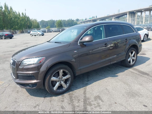 40081439 :رقم المزاد ، WA1MMCFE5BD002620 vin ، 2011 Audi Q7 مزاد بيع