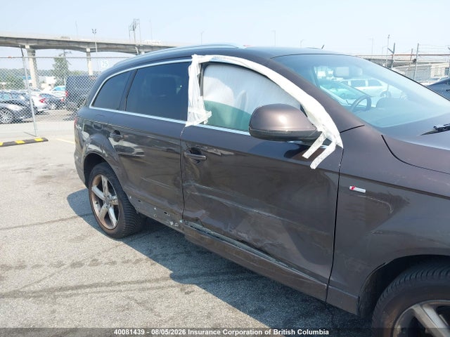 40081439 :رقم المزاد ، WA1MMCFE5BD002620 vin ، 2011 Audi Q7 مزاد بيع