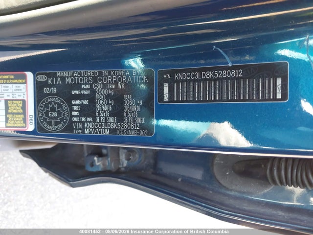 KIA Niro 2019 KNDCC3LD8K5280812 Image 9