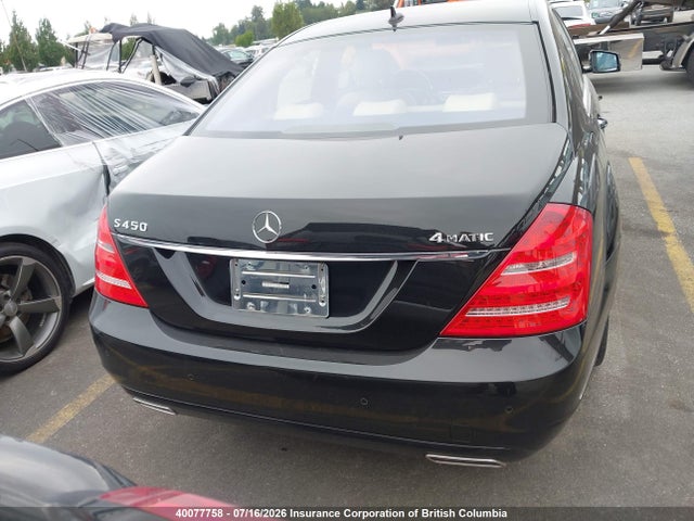 Aukcja sprzedaży 2011 Mercedes-benz S 450 4matic, vin: WDDNF8EB2BA374741, numer aukcji: 40077758