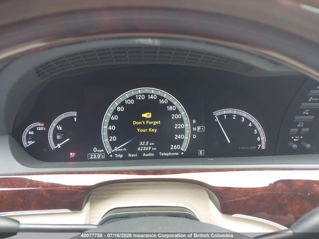 Aukcja sprzedaży 2011 Mercedes-benz S 450 4matic, vin: WDDNF8EB2BA374741, numer aukcji: 40077758