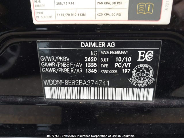 Aukcja sprzedaży 2011 Mercedes-benz S 450 4matic, vin: WDDNF8EB2BA374741, numer aukcji: 40077758