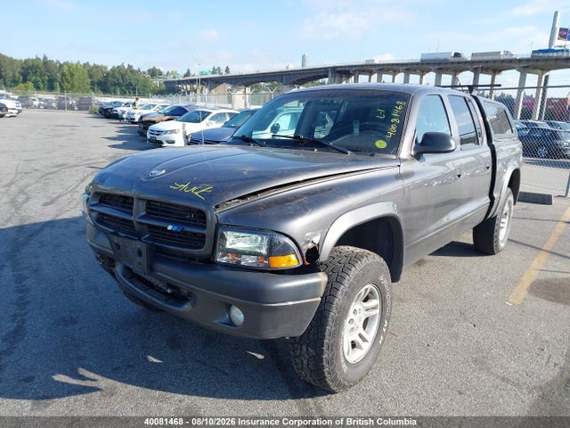40081468 :رقم المزاد ، 1D7HG38X83S217330 vin ، 2003 Dodge Dakota Quad Sport مزاد بيع