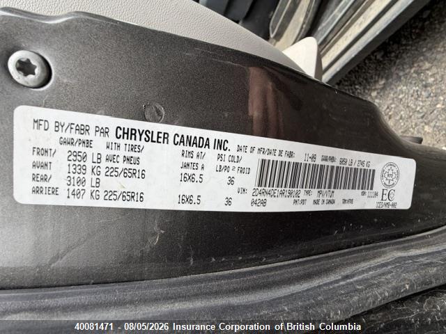 2010 Dodge Grand Caravan Se მანქანა იყიდება აუქციონზე, vin: 2D4RN4DE1AR190102, აუქციონის ნომერი: 40081471