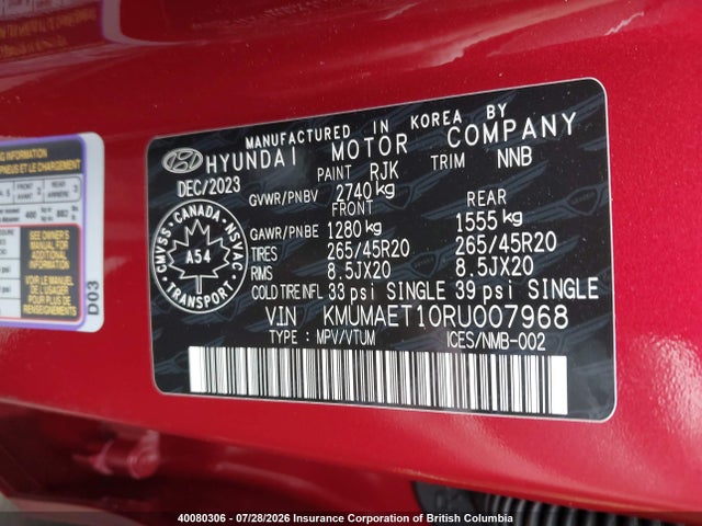 Продаж на аукціоні авто 2024 Genesis Gv70 Prestige, vin: KMUMAET10RU007968, номер лоту: 40080306
