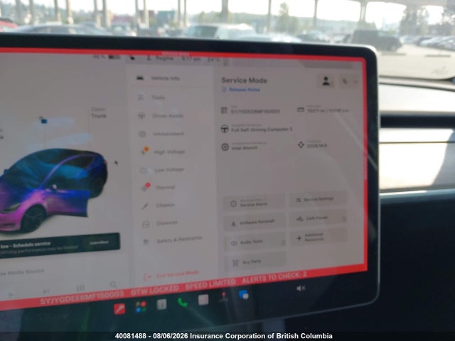 Продажа на аукционе авто 2021 Tesla Model Y, vin: 5YJYGDEE6MF150003, номер лота: 40081488