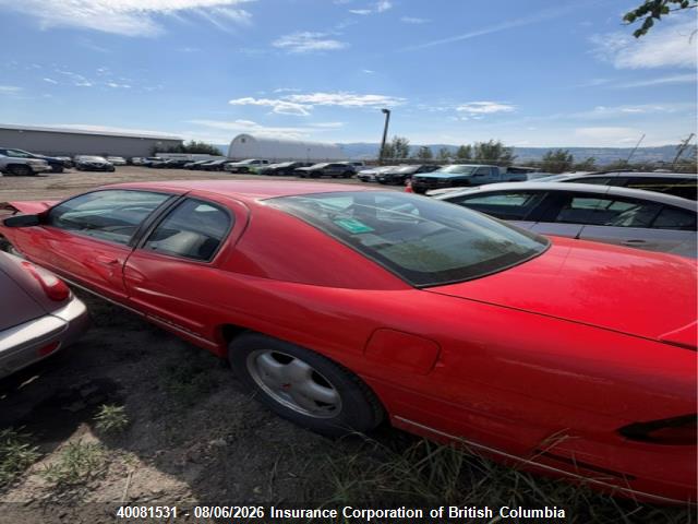 1999 Chevrolet Monte Carlo Ls მანქანა იყიდება აუქციონზე, vin: 2G1WW12M2X9285520, აუქციონის ნომერი: 40081531