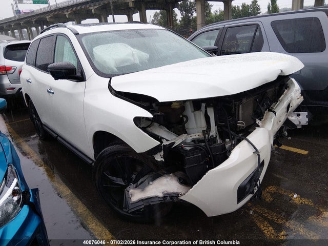 Продаж на аукціоні авто 2018 Nissan Pathfinder S/sv/sl/platinum, vin: 5N1DR2MM5JC627563, номер лоту: 40076046