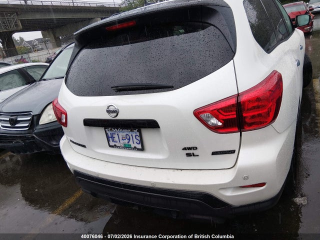 2018 Nissan Pathfinder S/sv/sl/platinum მანქანა იყიდება აუქციონზე, vin: 5N1DR2MM5JC627563, აუქციონის ნომერი: 40076046