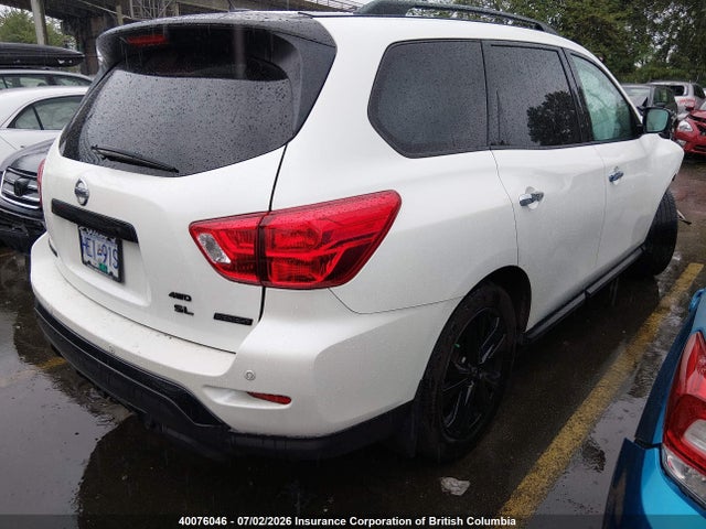 2018 Nissan Pathfinder S/sv/sl/platinum მანქანა იყიდება აუქციონზე, vin: 5N1DR2MM5JC627563, აუქციონის ნომერი: 40076046