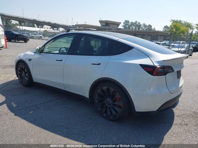 40081538 :رقم المزاد ، 7SAYGDEF0NF373604 vin ، 2022 Tesla Model Y مزاد بيع