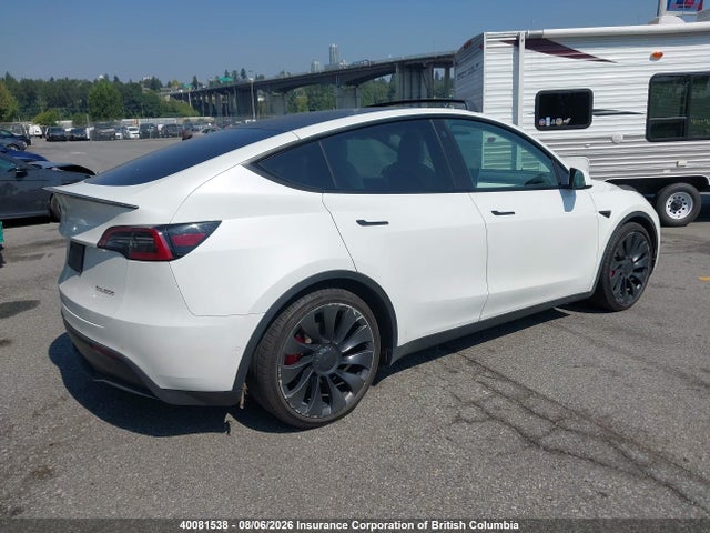 40081538 :رقم المزاد ، 7SAYGDEF0NF373604 vin ، 2022 Tesla Model Y مزاد بيع