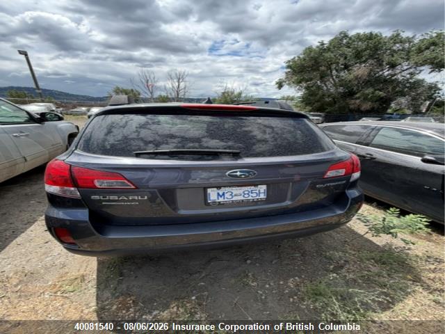 40081540 :رقم المزاد ، 4S4BRGNC5E3279506 vin ، 2014 Subaru Outback 2.5i Limited مزاد بيع