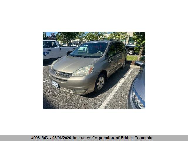 2004 Toyota Sienna Ce/le მანქანა იყიდება აუქციონზე, vin: 5TDZA23C54S216497, აუქციონის ნომერი: 40081543