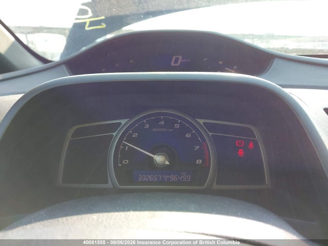 2008 Honda Civic მანქანა იყიდება აუქციონზე, vin: 2HGFA15598H006194, აუქციონის ნომერი: 40081555