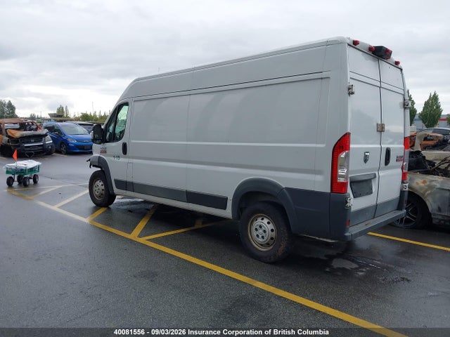 40081556 :رقم المزاد ، 3C6TRVDGXGE113809 vin ، 2016 Ram Promaster 2500 2500 High مزاد بيع