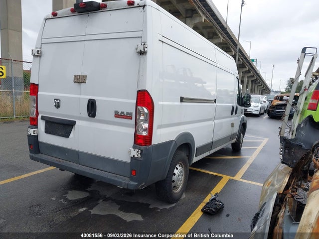 40081556 :رقم المزاد ، 3C6TRVDGXGE113809 vin ، 2016 Ram Promaster 2500 2500 High مزاد بيع