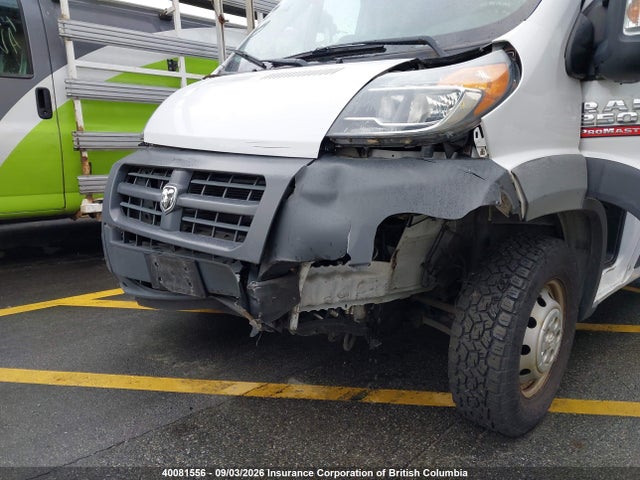 40081556 :رقم المزاد ، 3C6TRVDGXGE113809 vin ، 2016 Ram Promaster 2500 2500 High مزاد بيع