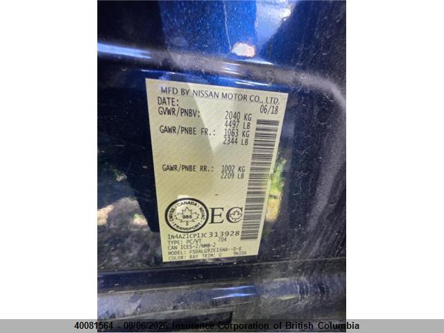 Nissan Leaf 2018 1N4AZ1CP1JC313928 Image 11