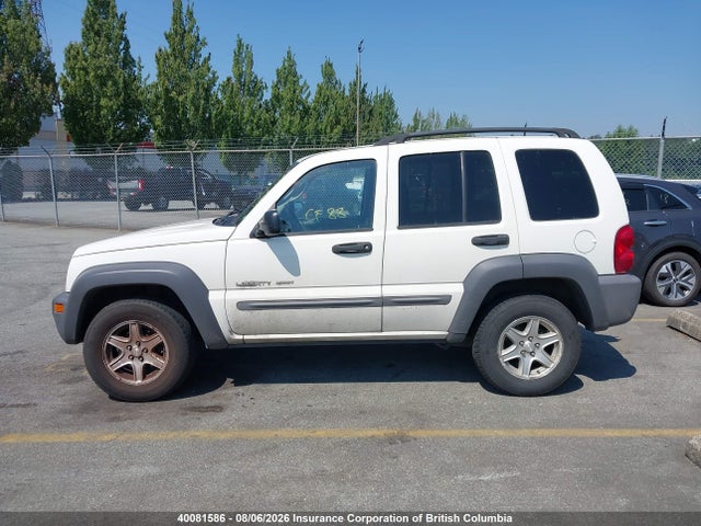40081586 :رقم المزاد ، 1J4GL48113W528152 vin ، 2003 Jeep Liberty Sport/freedom مزاد بيع