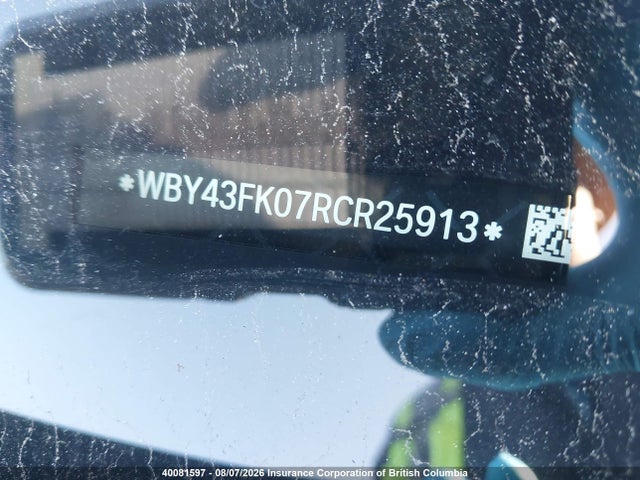 Aukcja sprzedaży 2024 Bmw I5, vin: WBY43FK07RCR25913, numer aukcji: 40081597