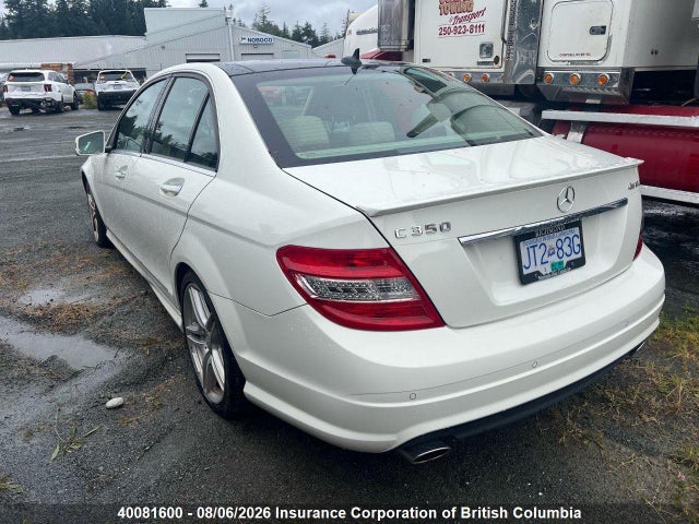 Продажа на аукционе авто 2011 Mercedes-benz C 350 4mati, vin: WDDGF8HB3BF578259, номер лота: 40081600