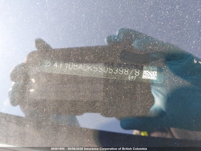Aukcja sprzedaży 2025 Toyota Camry, vin: 4T1DBADK5SU539878, numer aukcji: 40081605