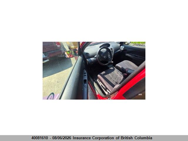 40081610 :رقم المزاد ، JTDBT923771159064 vin ، 2007 Toyota Yaris مزاد بيع