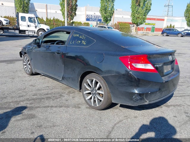 40081631 :رقم المزاد ، 2HGFG3B57CH007996 vin ، 2012 Honda Civic مزاد بيع