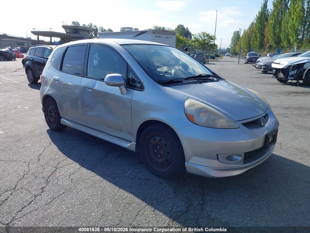 40081638 :رقم المزاد ، JHMGD38637S812726 vin ، 2007 Honda Fit مزاد بيع