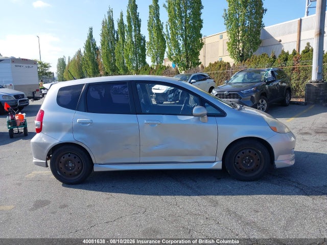 40081638 :رقم المزاد ، JHMGD38637S812726 vin ، 2007 Honda Fit مزاد بيع