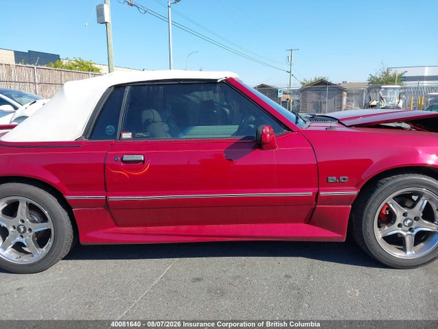 Продажа на аукционе авто 1992 Ford Mustang Lx, vin: 1FACP44E2NF152815, номер лота: 40081640