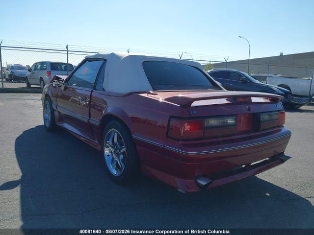 Продажа на аукционе авто 1992 Ford Mustang Lx, vin: 1FACP44E2NF152815, номер лота: 40081640