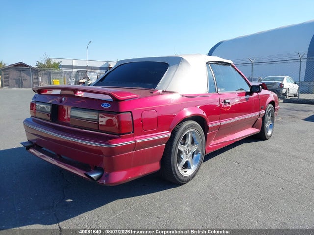 Продажа на аукционе авто 1992 Ford Mustang Lx, vin: 1FACP44E2NF152815, номер лота: 40081640