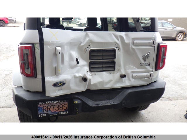 Продаж на аукціоні авто 2023 Ford Bronco Big Bend/black Diamond/outer Banks, vin: 1FMEE5BPXPLB75567, номер лоту: 40081641