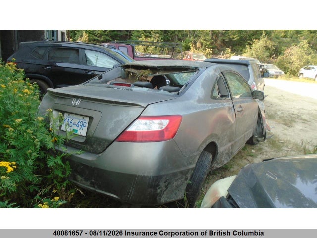 40081657 :رقم المزاد ، 2HGFG11938H009146 vin ، 2008 Honda Civic مزاد بيع