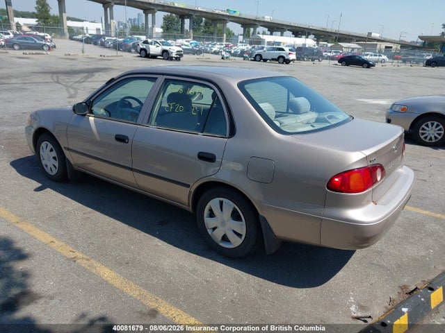 Aukcja sprzedaży 2001 Toyota Corolla Ce/le/s, vin: 2T1BR12E21C848529, numer aukcji: 40081679
