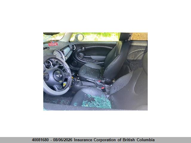 Продажа на аукционе авто 2012 Mini Cooper, vin: WMWSU3C56CT261798, номер лота: 40081680