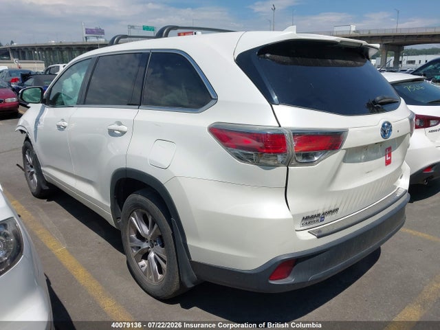 5TDBCRFH8GS017105 Toyota Highlander Hybrid Hybrid