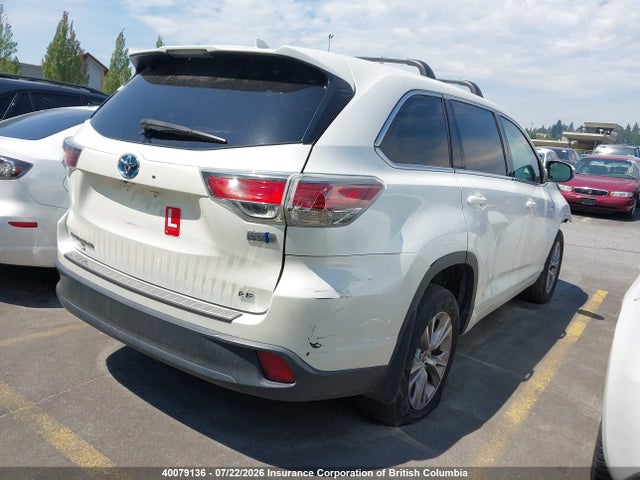 5TDBCRFH8GS017105 Toyota Highlander Hybrid Hybrid