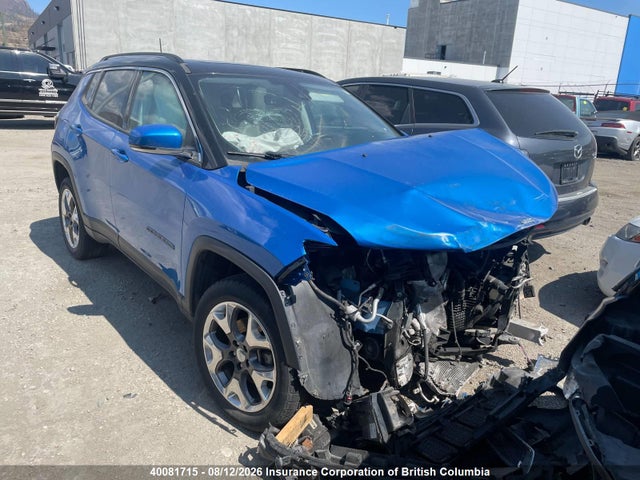 Auction sale of the 2020 Jeep Compass Limited, vin: 3C4NJDCB0LT102980, lot number: 40081715