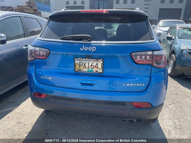 Продаж на аукціоні авто 2020 Jeep Compass Limited, vin: 3C4NJDCB0LT102980, номер лоту: 40081715