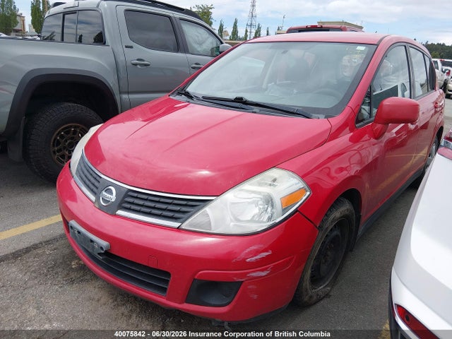 2008 Nissan Versa S/sl მანქანა იყიდება აუქციონზე, vin: 3N1BC13E28L384099, აუქციონის ნომერი: 40075842