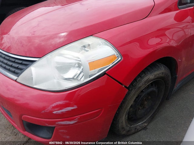 2008 Nissan Versa S/sl მანქანა იყიდება აუქციონზე, vin: 3N1BC13E28L384099, აუქციონის ნომერი: 40075842