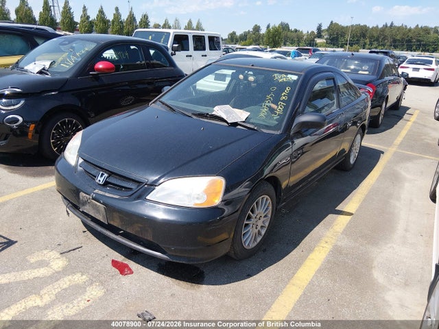 Aukcja sprzedaży 2002 Honda Civic Lx, vin: 1HGEM225X2L800290, numer aukcji: 40078900