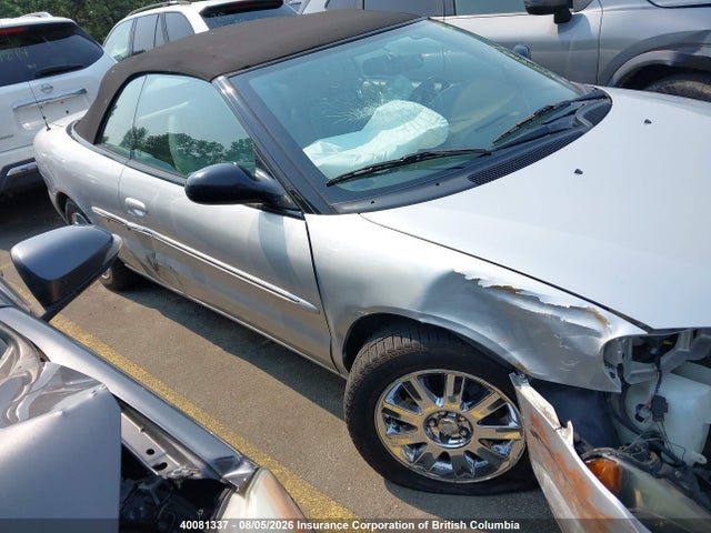 Продажа на аукционе авто 2006 Chrysler Sebring Limited, vin: 1C3EL65R36N282061, номер лота: 40081337