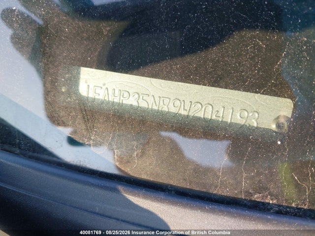 Продажа на аукционе авто 2009 Ford Focus, vin: 1FAHP35N89W204193, номер лота: 40081769