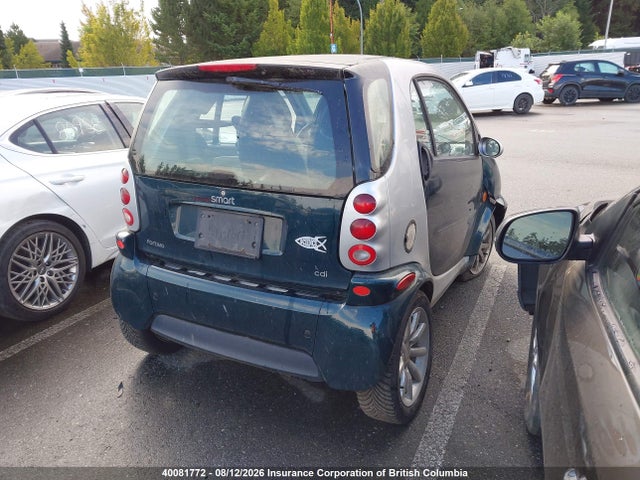 40081772 :رقم المزاد ، WMEAJ00F66J275303 vin ، 2006 Smart Fortwo Passion/pulse/pure مزاد بيع