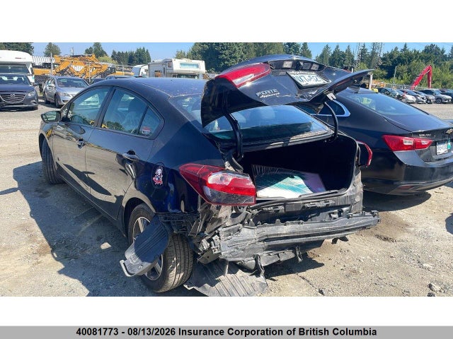 2018 Kia Forte მანქანა იყიდება აუქციონზე, vin: 3KPFL4A72JE284129, აუქციონის ნომერი: 40081773
