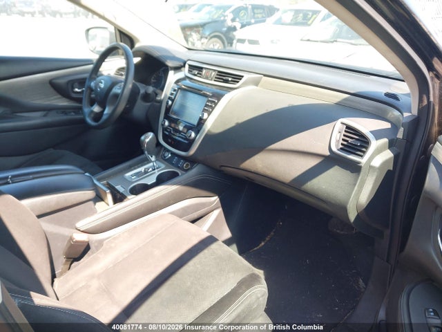 40081774 :رقم المزاد ، 5N1AZ2MH0HN169385 vin ، 2017 Nissan Murano Platinum/sl/sv مزاد بيع